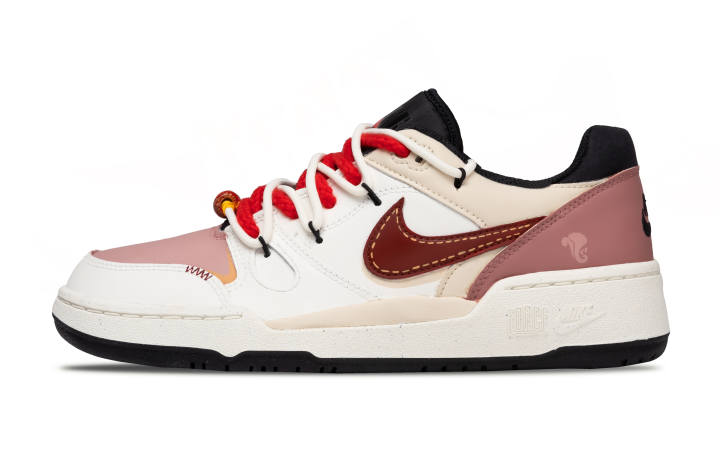 Nike Nike Full Force Red And White Cashews, Shark Baby Low top Skateboard Shoes Men's