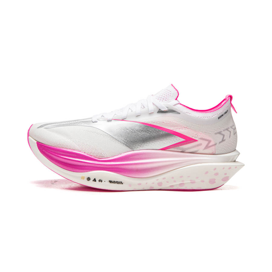 Li-Ning Li Ning Feidian 6 ELITE Low top Carbon Plate Running Shoes Unisex White Pink