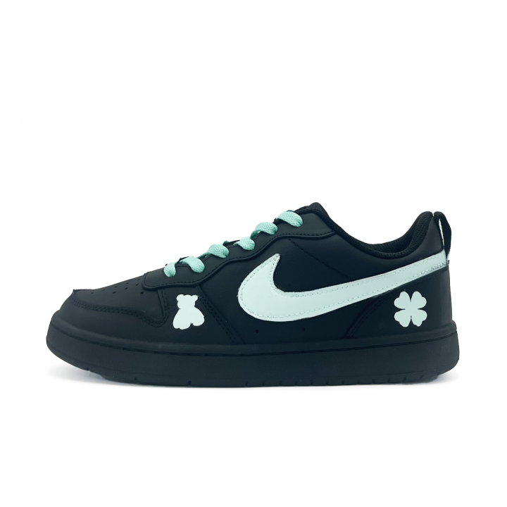 Nike Nike Court Borough Mint Bear Synthetic Leather Fashion Trend Slip Resistant, Abrasion Resistant, Breathable, Balance
