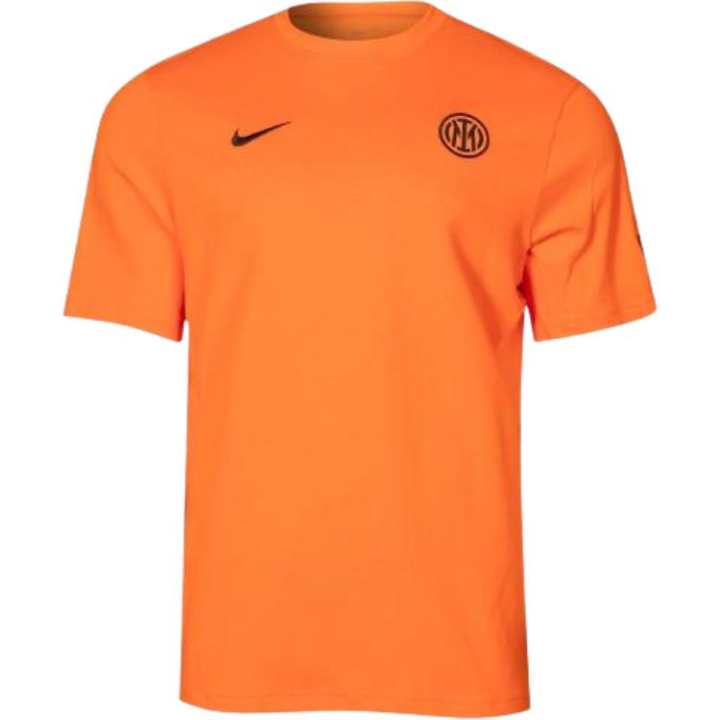 Nike Nike T Shirts Men's Orange Crew Neck