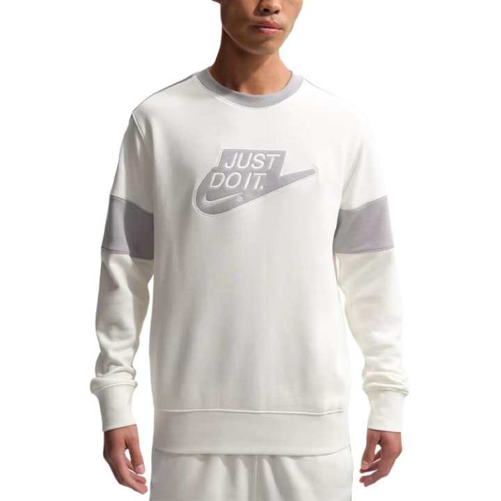 Nike Nike Sweatshirts Men's Light Smoke Gray Crew Neck Moderate