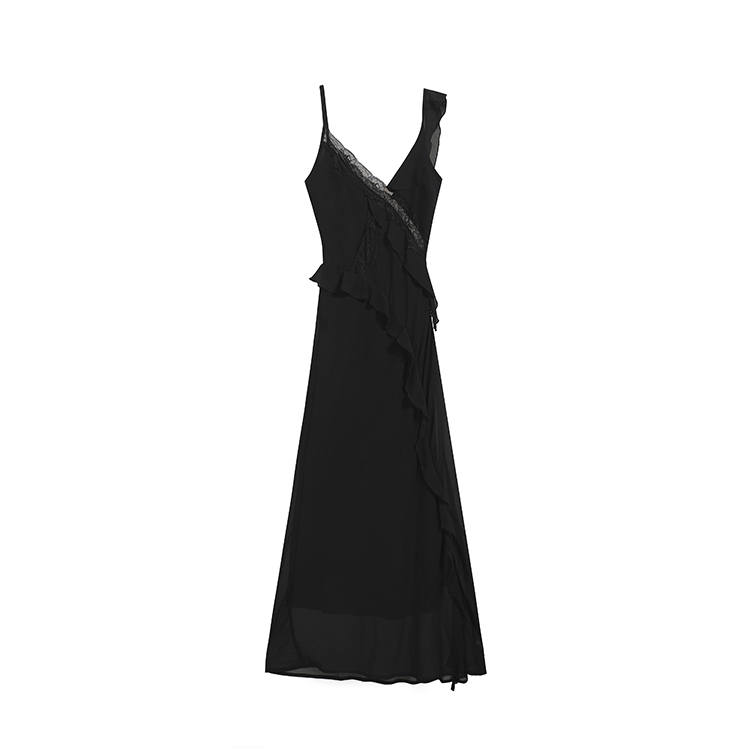 MOMMANWA Slip Dresses Women's V Neck Moderate