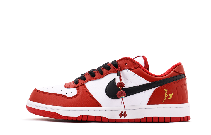 Nike Nike Big Coverage Cushioning Coverage Cushioning Low top Skateboard Shoes Unisex Red Black