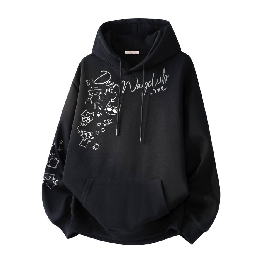 DEERWAY DEERWAY Sweatshirts Unisex Hooded Moderate Regular