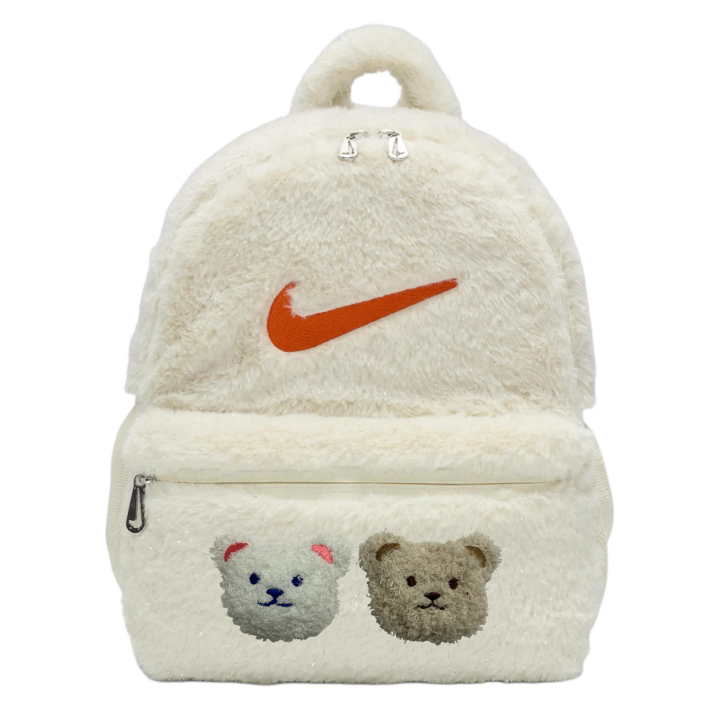 Nike Nike Polyester Backpack Unisex Coconut Milk & Serene Orange