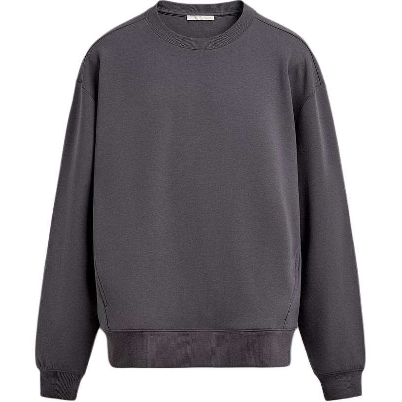 ZARA Sweatshirts Men's Purple Crew Neck Moderate