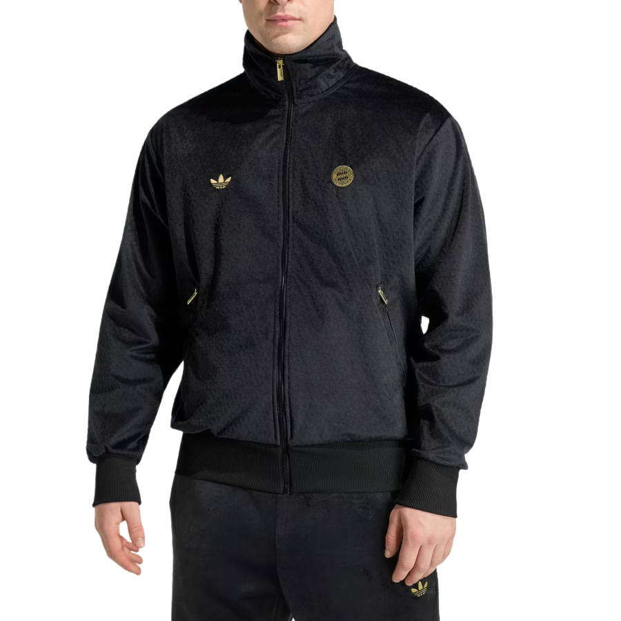 Adidas Originals Jackets Men's Black Stand Collar Moderate Other