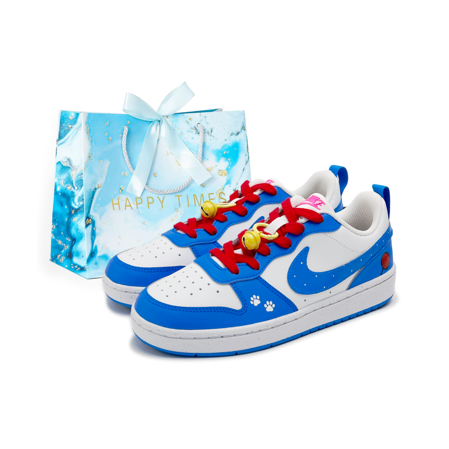 Nike Nike Court Borough Abrasion Resistant Slip Resistant Low top Skateboard Shoes Women's Blue