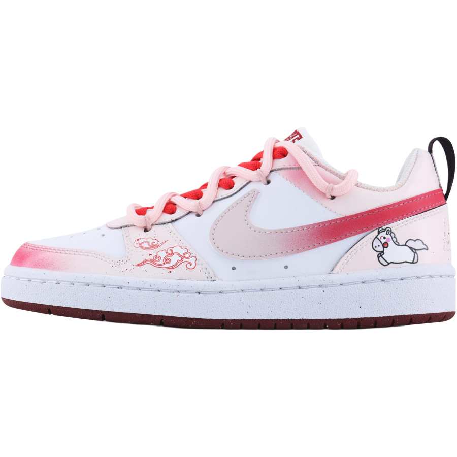 Nike Nike Court Borough Cloud Horse Sweet Dream Low top Kids' Skateboarding Shoes White Unisex