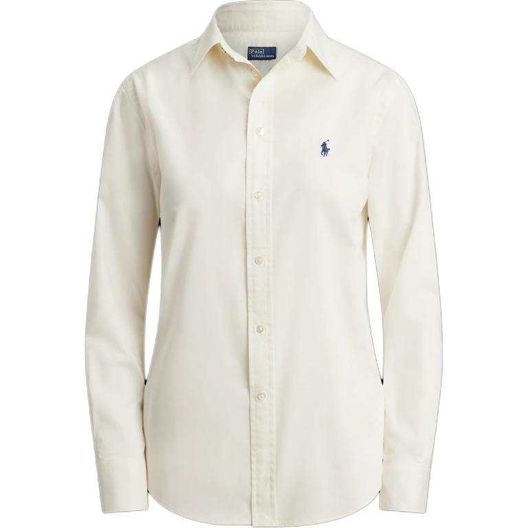 Polo Ralph Lauren SS26 Shirt Classic Version Women's Vintage Cream