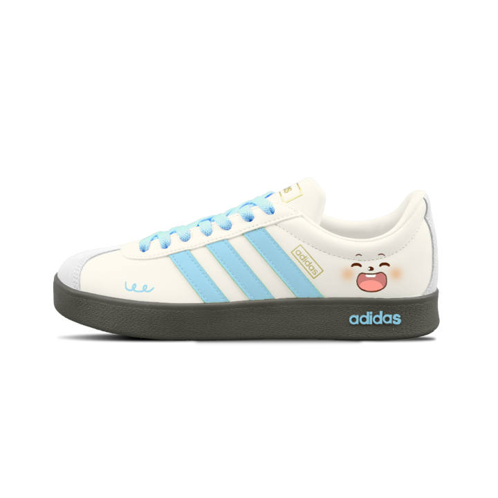 Adidas Adidas VL COURT 2.0 Blue Mist Elf Low top German Army Trainers Unisex Light Blue