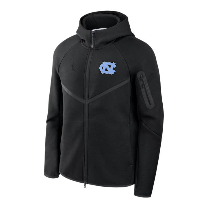Jordan Jordan North Carolina Tech Fleece Windrunner Men's Jordan Brand College Full-Zip Hooded Jacket