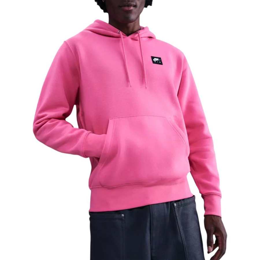 Nike Nike Air Sweatshirts Men's Pink Hooded Moderate