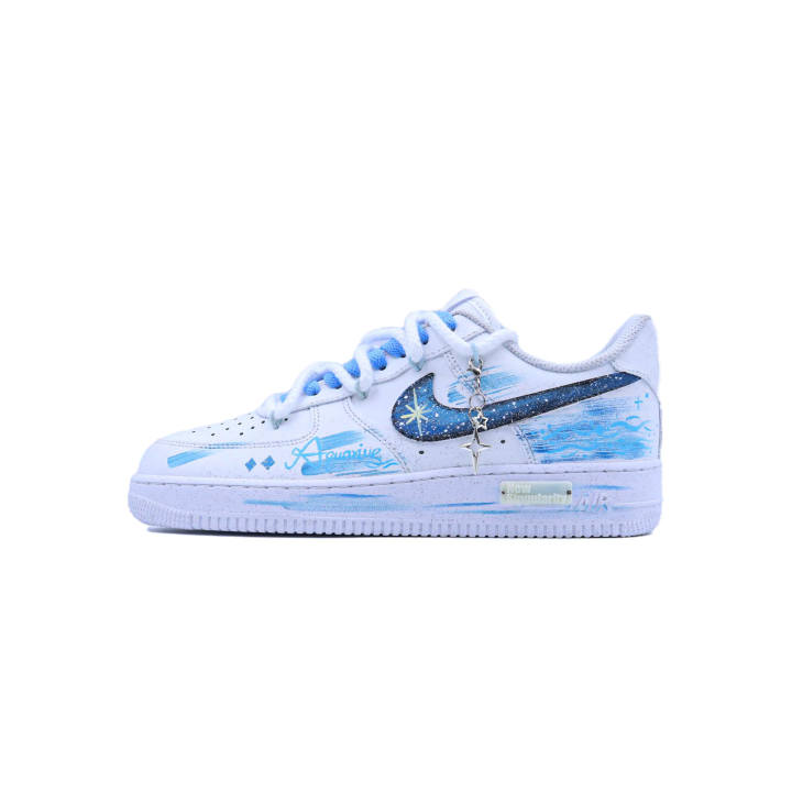 Nike Nike Air Force 1 Singularity, Twelve Constellations, Aquarius Kids' Skateboarding Shoes Unisex