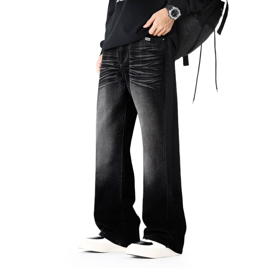 Tonlion Jeans Unisex Moderate Flared Pants