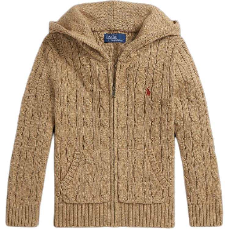 Polo Ralph Lauren Sweater 2026 New Year Collection New Camel Children Aged 3 7 Years Old