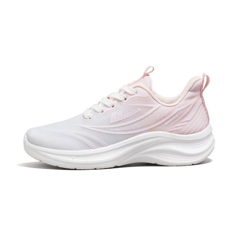 Warrior Cushioning Abrasion Resistant Lightweight Low top Running Shoes Women's Purple Pink