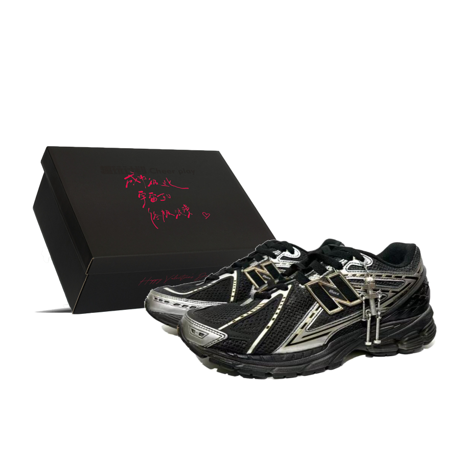 New Balance New Balance NB 1906R Cushioning Slip Resistant Low top Running Shoes Men's Black Silver