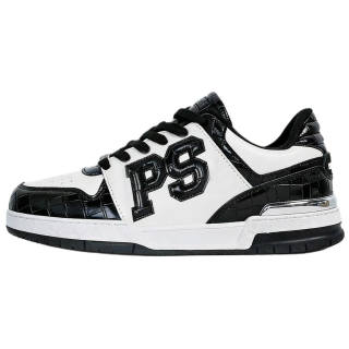 PLEIN SPORT Low top Skateboard Shoes Unisex Black White