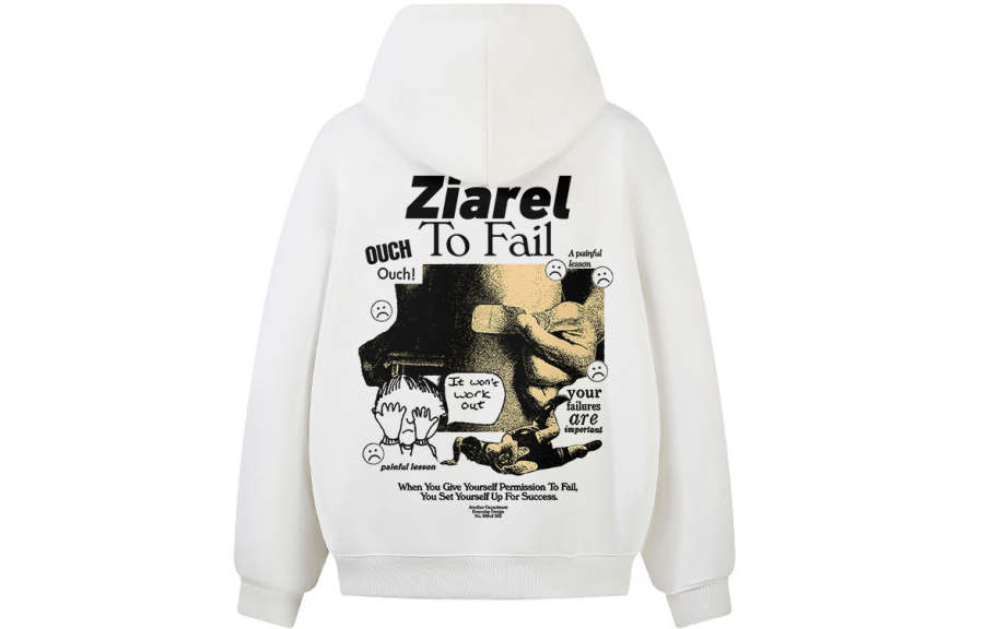 ZIAREL Sweatshirts Unisex Hooded Moderate Heavyweight