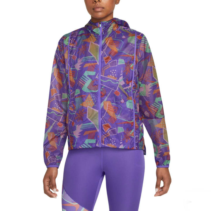 Nike Nike Running Jackets Women's Medium Purple/Mint Foam/Doll Hooded Moderate Other