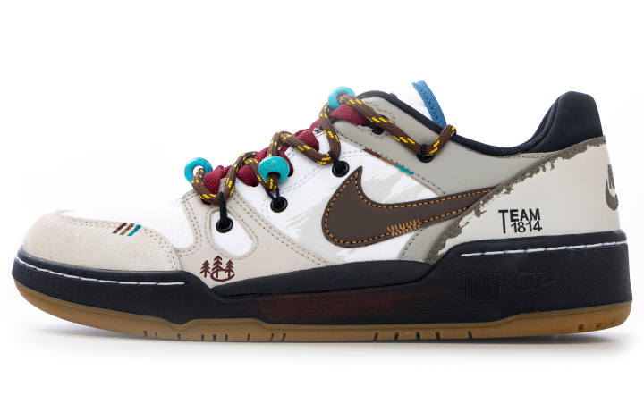 Nike Nike Full Force Low top Skateboard Shoes Men's Brown