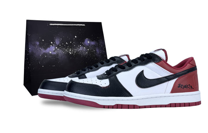 Nike Nike Big Low top Skateboard Shoes Men's Black White Red