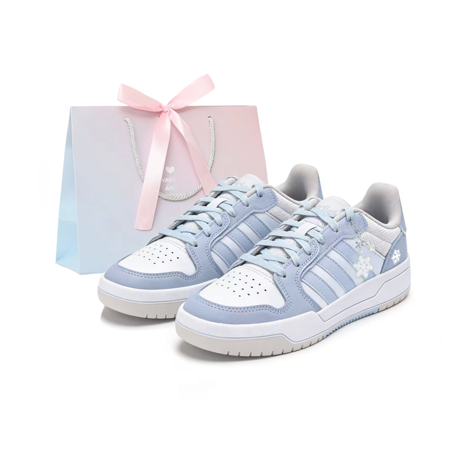 Adidas Adidas Neo Entrap Abrasion Resistant Slip Resistant Low top Skateboard Shoes Unisex Gray Blue