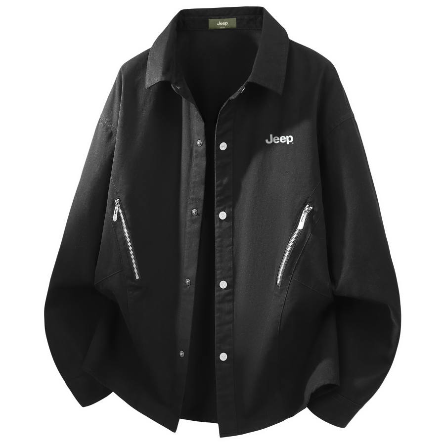 Jeep Shirts Unisex Lapel Moderate Shirt