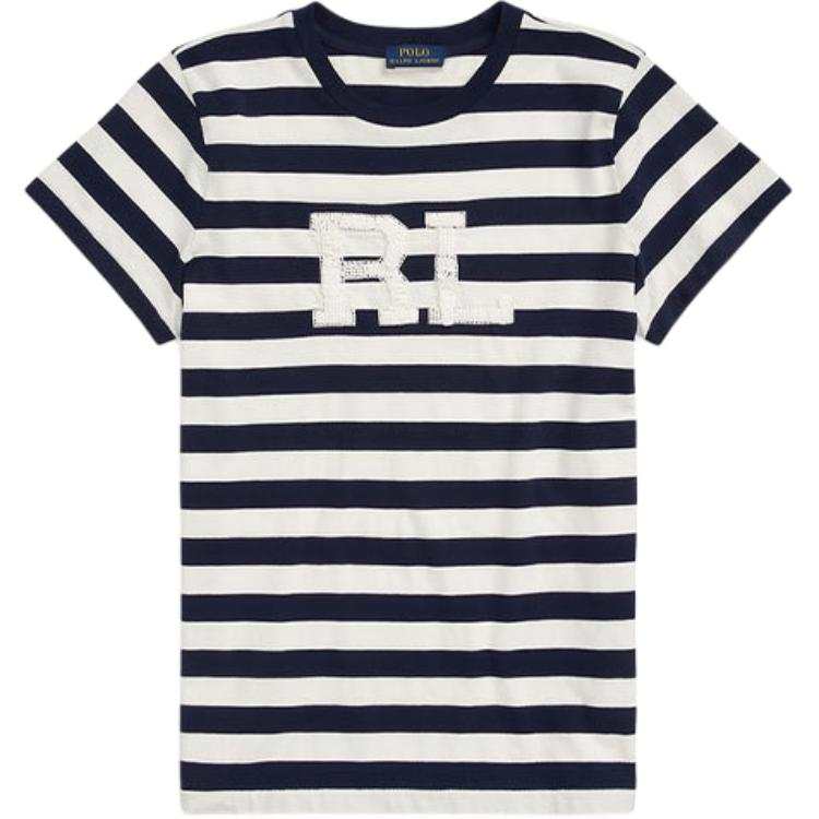 Polo Ralph Lauren SS22 Regular Sleeve T Shirt Women's Marine Blue Standard