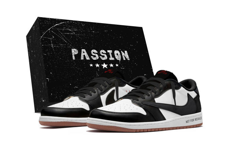 Jordan Travis Scott x Jordan Air Jordan 1 Prohibited Resale Of Barbed Hook Abrasion Resistant Abrasion Resistant Low top