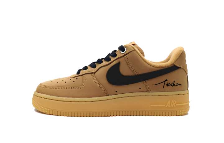 Nike Nike Air Force 1 Black Sugar Air Force 2.0 Abrasion Resistant Low top Skateboard Shoes Unisex Black Brown