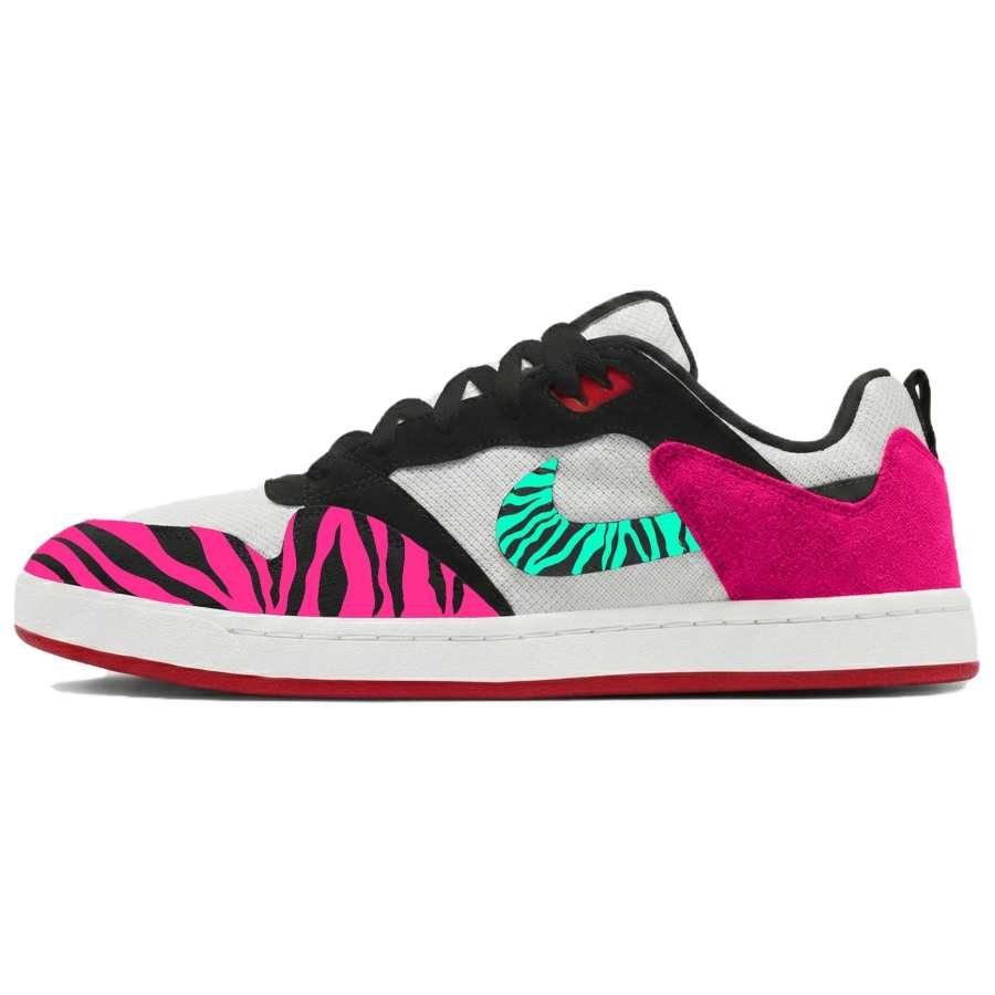 Nike Nike SB Alleyoop Pink Zebra Low top Skateboard Shoes Men's