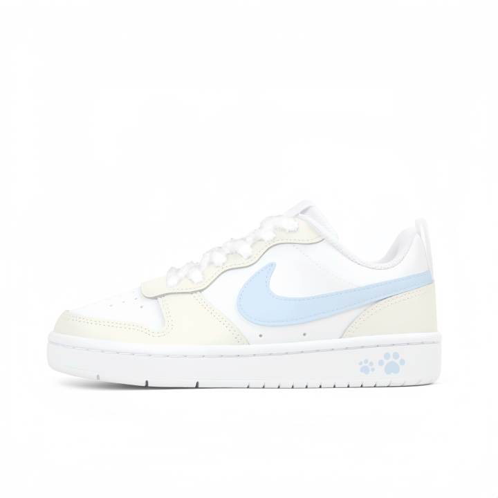 Nike Nike Court Borough Pointed Color Manufacturing, Ice Blue Jelly Slip Resistant Abrasion Resistant