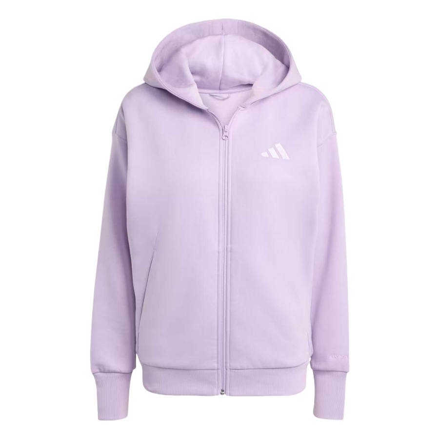 Adidas Adidas Sweatshirts Women's Pink Plum Hooded Moderate Cardigan