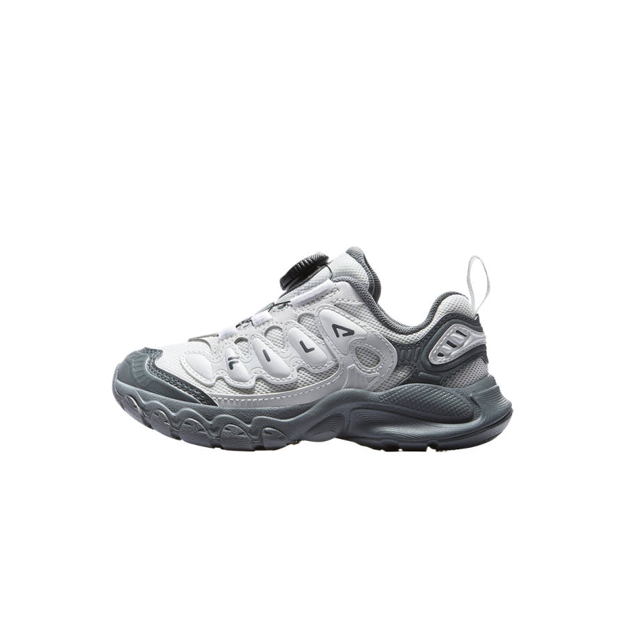 FILA Heritage FHT Synthetic Leather, Textile Slip Resistant Mid top Running Shoes Kids'