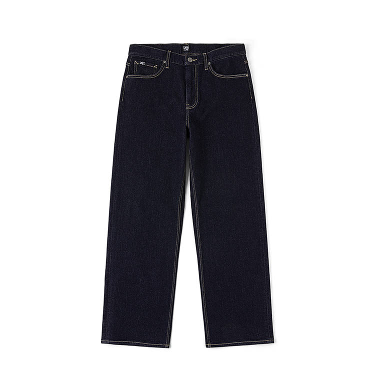 Lee Lee Jeans Men's Washed Moderate Wide Leg Pants
