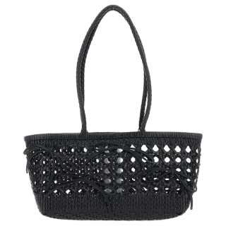 OSOI Leather Shoulder Bag Women's Black