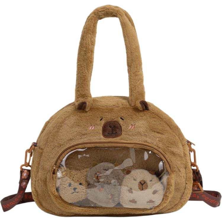 PAYOT Plush Ita Bag Women's Brown/Pink