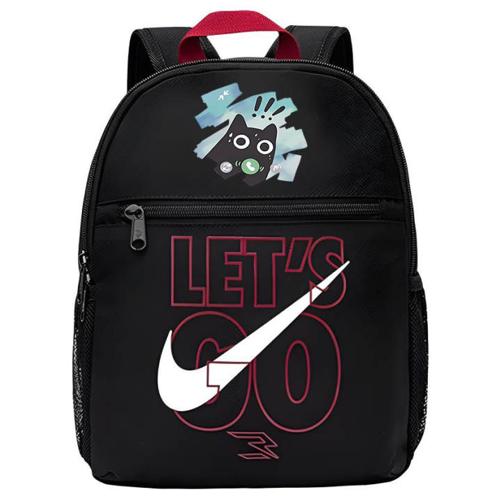 Nike Nike Polyester 4 Pack Puppy Print Backpack Regular Unisex Black