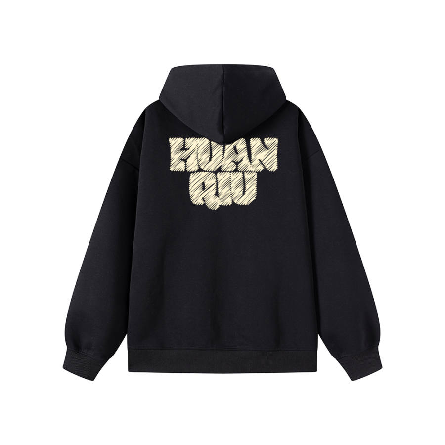 HUANQIU Sweatshirts Unisex Hooded Thickened