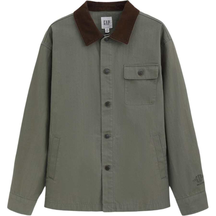 GAP GAP Jackets Unisex Green Lapel Moderate Other