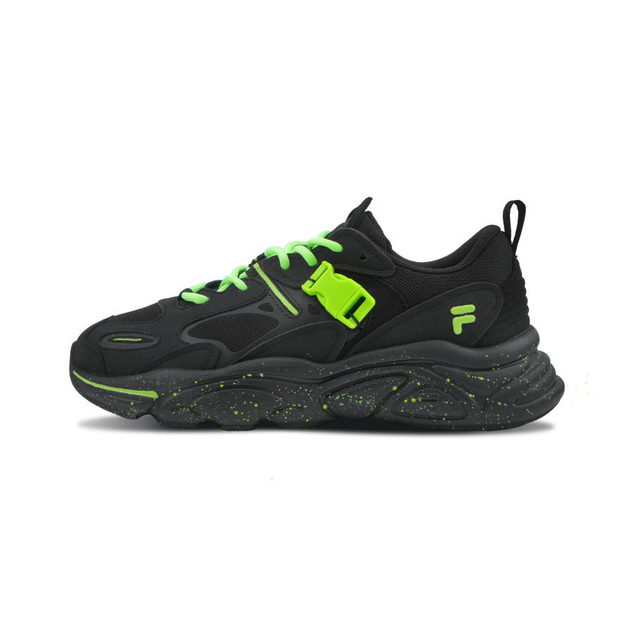 FILA Mars 2 Mars 2.0 Abrasion Resistant Lightweight Height Increasing Low top Casual Shoes Women's Neon Green