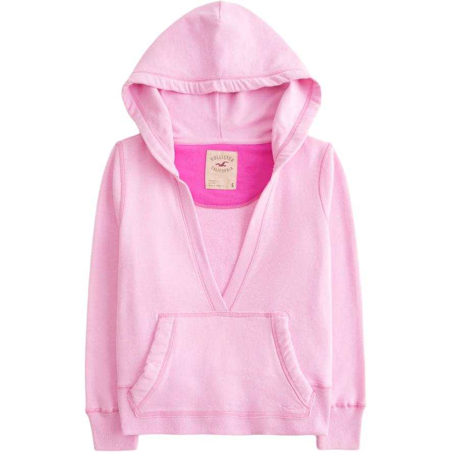 Hollister/ Sweatshirts Women's Pink V Neck Moderate
