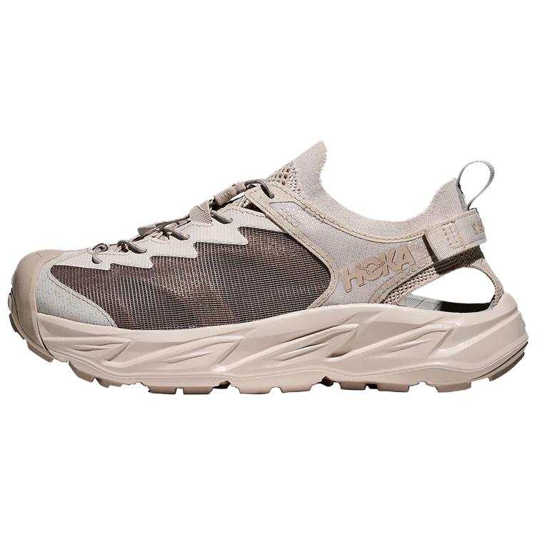 HOKA ONE ONE HOPARA 2 Slip Resistant Breathable Abrasion Resistant Cushioning River Trekking Shoes Men's Beige