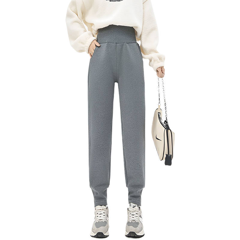 MIIOW Casual Pants Women's Thickened And Fleece Lined Skinny Pants