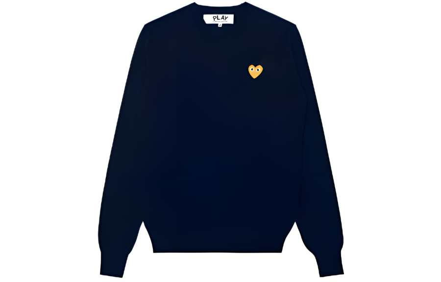CDG Play CDG Play Sweater Men's Dark Blue