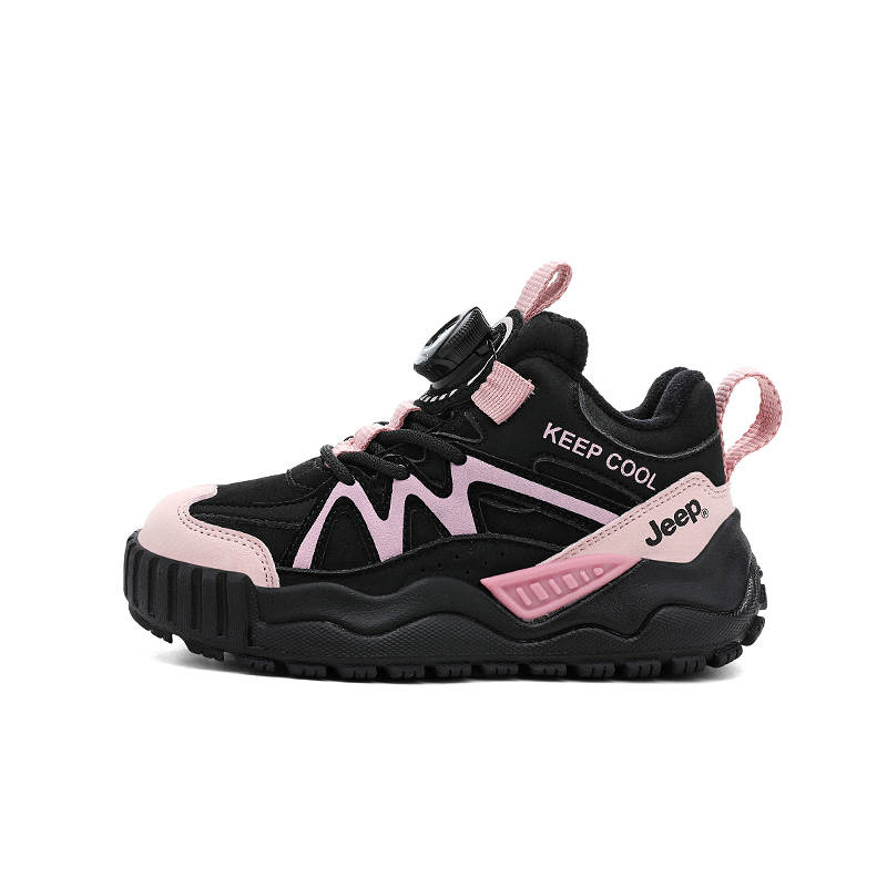 Jeep Low top Running Shoes Cherry Blossom Pink/Obsidian Black Kids'