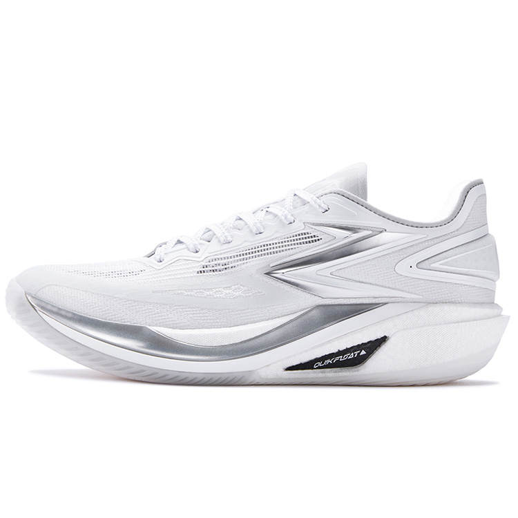 361° Blitz BB 2 Low top Dynamic Carbon Plate Basketball Shoes Men's Silver White