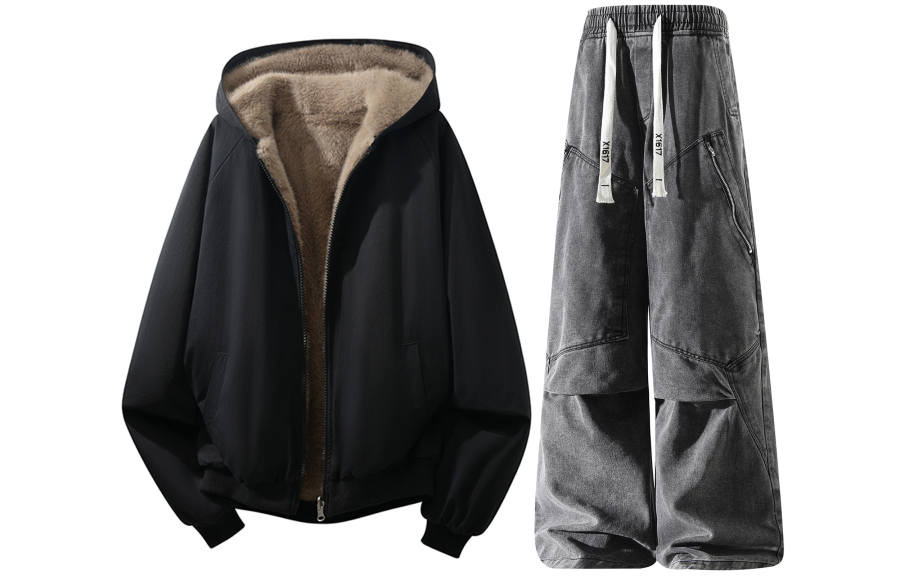X1617 Casual Sportswear Unisex Hooded Moderate